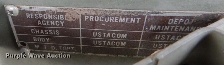 image for item MM9628 1972 Am General M35A2  flatbed truck