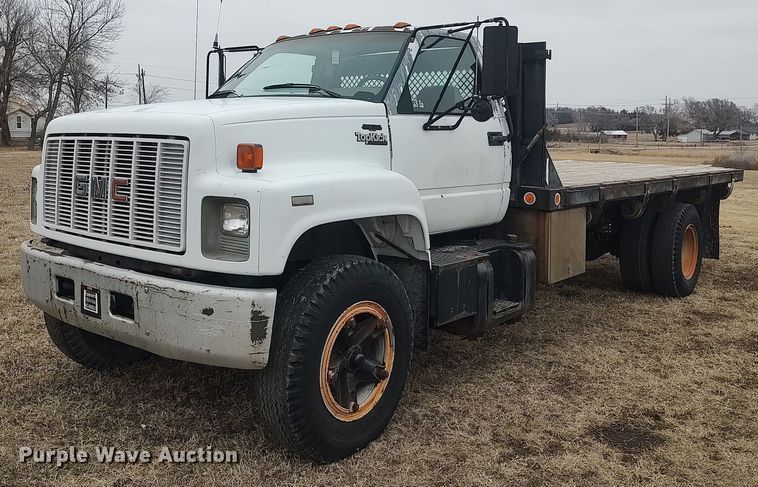 image for item MM9928 1991 GMC TopKick  flatbed truck