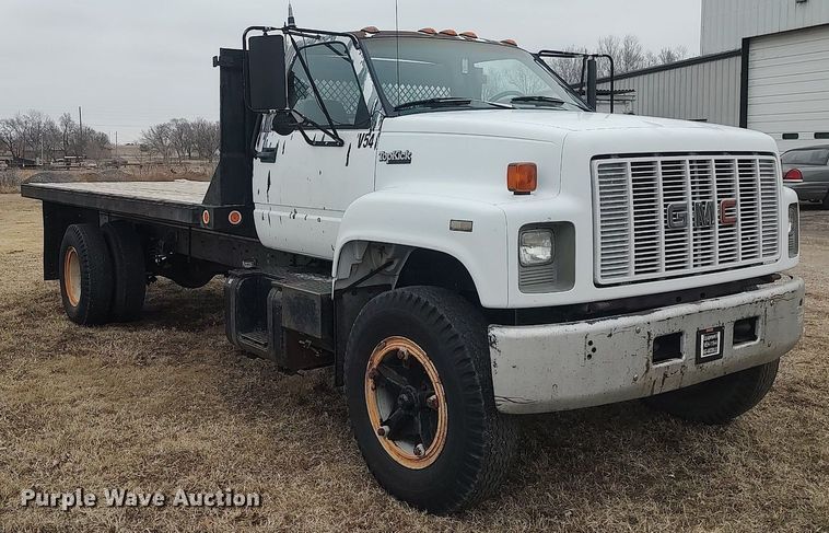 image for item MM9928 1991 GMC TopKick  flatbed truck