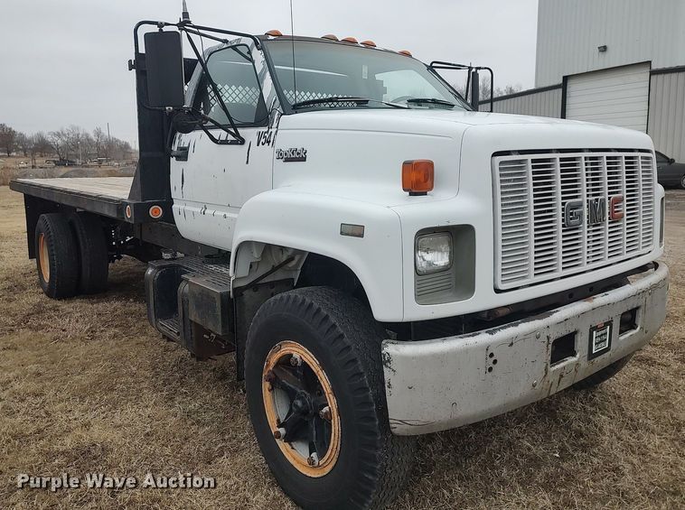 image for item MM9928 1991 GMC TopKick  flatbed truck