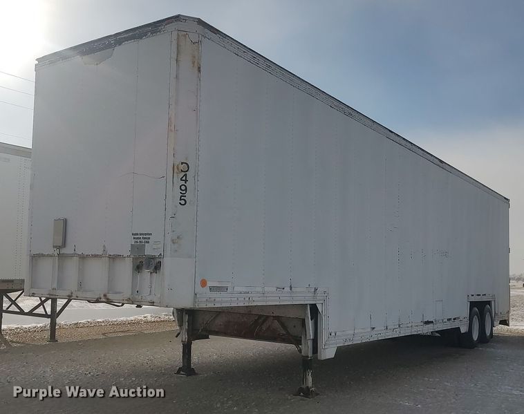 image for item MM9943 1985 Kentucky  dry van trailer