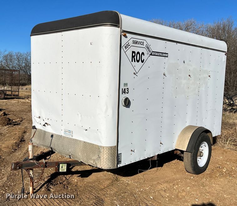 image for item DD3581 2003 Lone Star  enclosed cargo trailer