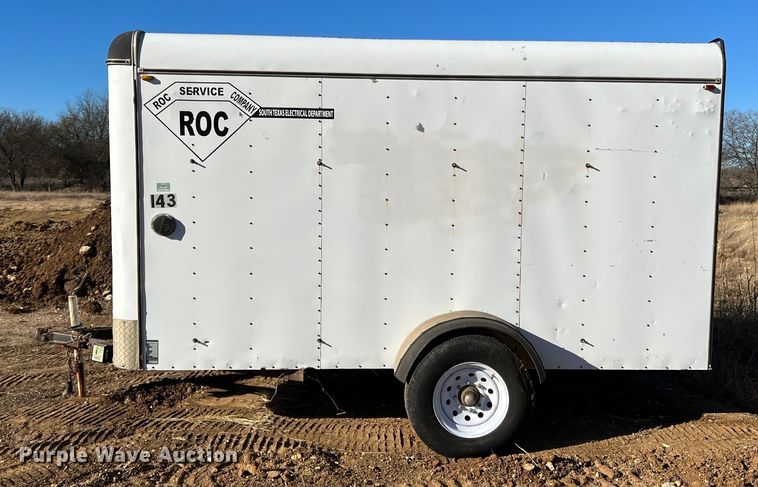 image for item DD3581 2003 Lone Star  enclosed cargo trailer