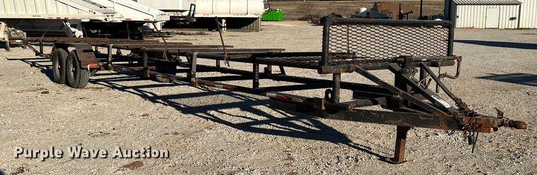 image for item DF0306 Shop built  pipe trailer