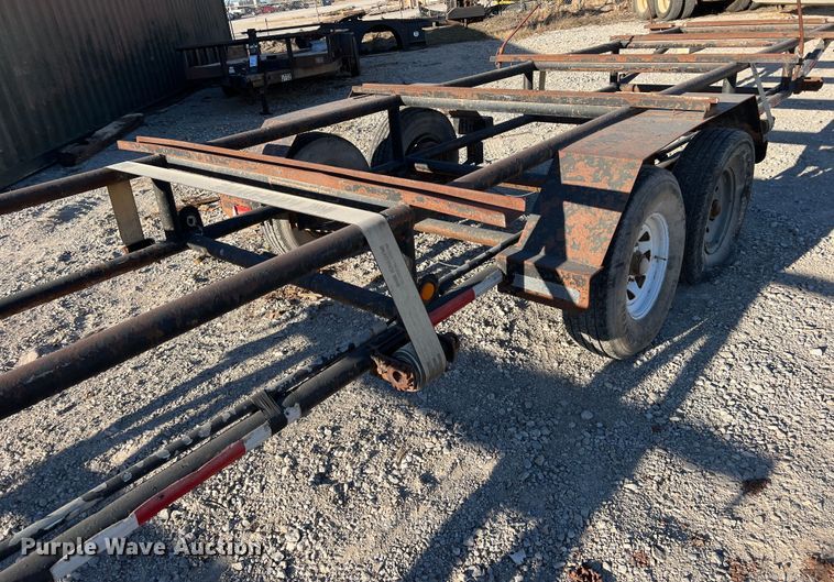 image for item DF0306 Shop built  pipe trailer