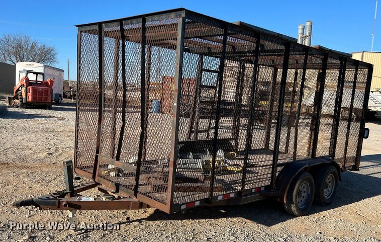 image for item DF0310 Shop built  refuse trailer