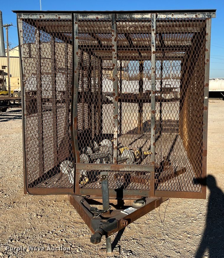 image for item DF0310 Shop built  refuse trailer