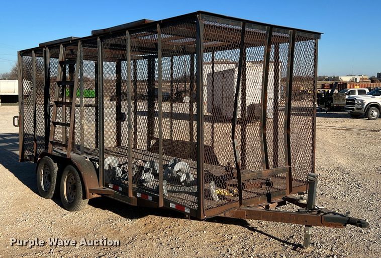 image for item DF0310 Shop built  refuse trailer