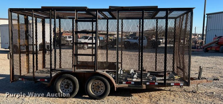 image for item DF0310 Shop built  refuse trailer