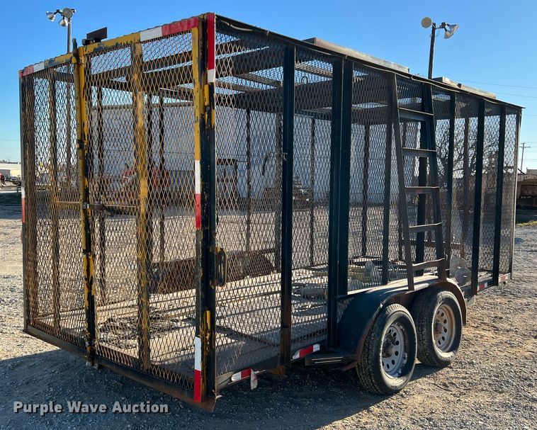 image for item DF0310 Shop built  refuse trailer