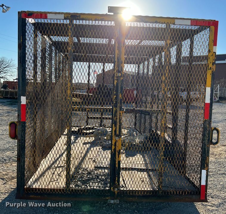 image for item DF0310 Shop built  refuse trailer