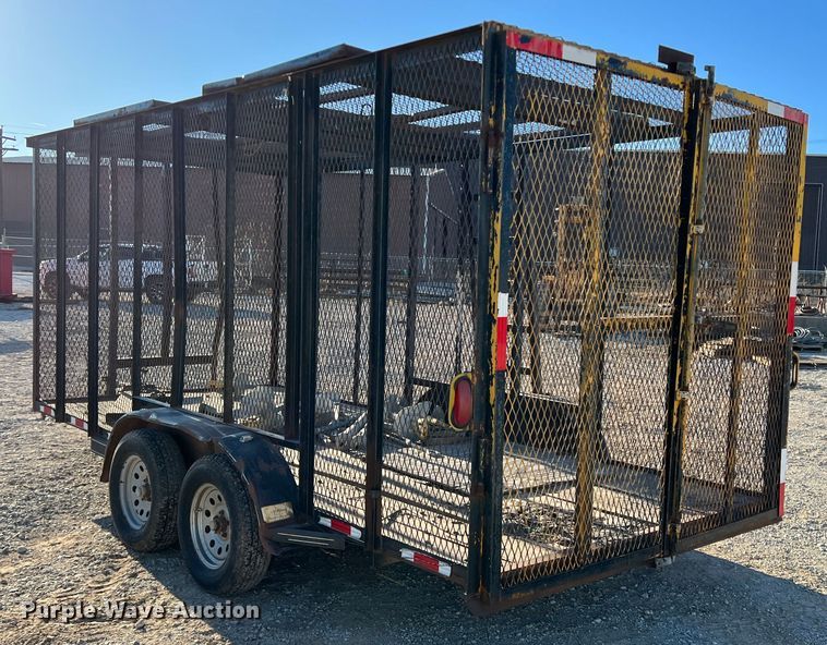 image for item DF0310 Shop built  refuse trailer