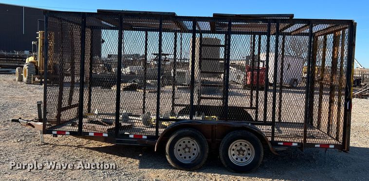 image for item DF0310 Shop built  refuse trailer