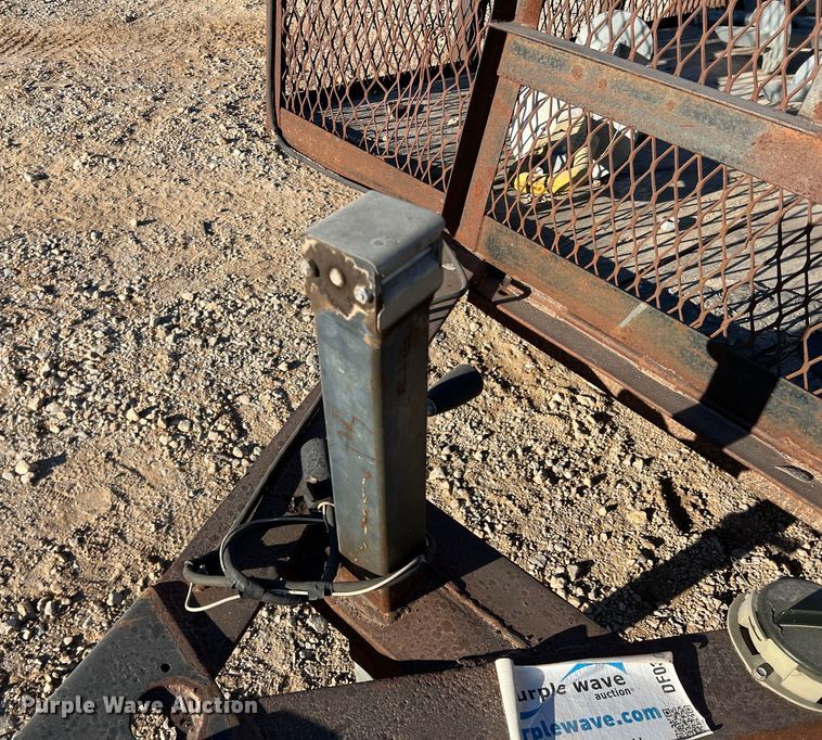 image for item DF0310 Shop built  refuse trailer