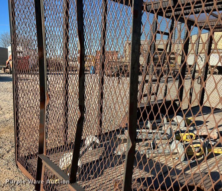 image for item DF0310 Shop built  refuse trailer