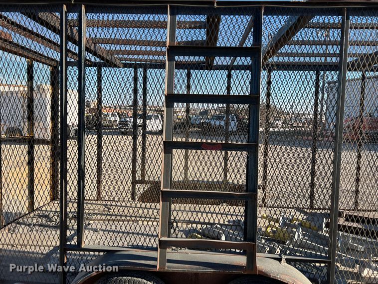 image for item DF0310 Shop built  refuse trailer