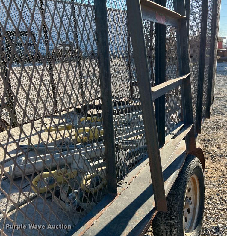 image for item DF0310 Shop built  refuse trailer