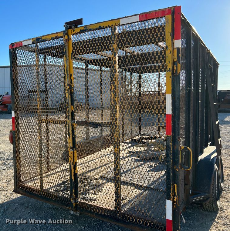 image for item DF0310 Shop built  refuse trailer