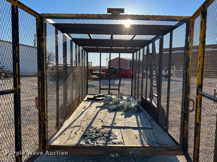 image for item DF0310 Shop built  refuse trailer