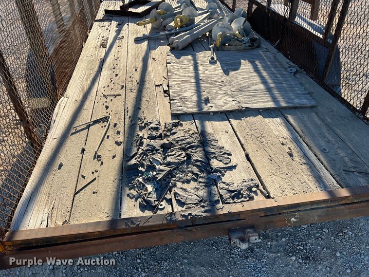 image for item DF0310 Shop built  refuse trailer