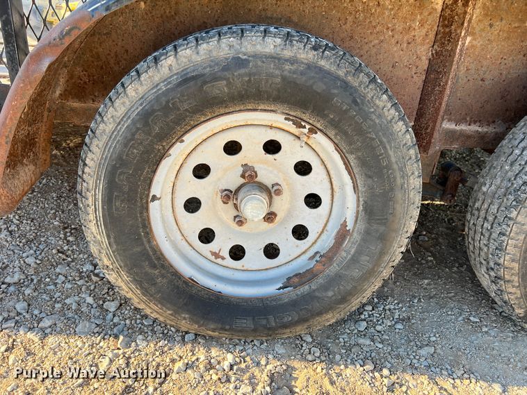 image for item DF0310 Shop built  refuse trailer