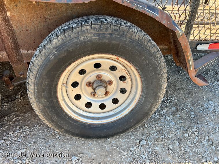 image for item DF0310 Shop built  refuse trailer