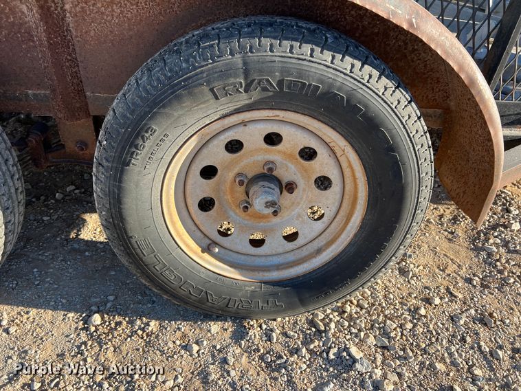 image for item DF0310 Shop built  refuse trailer