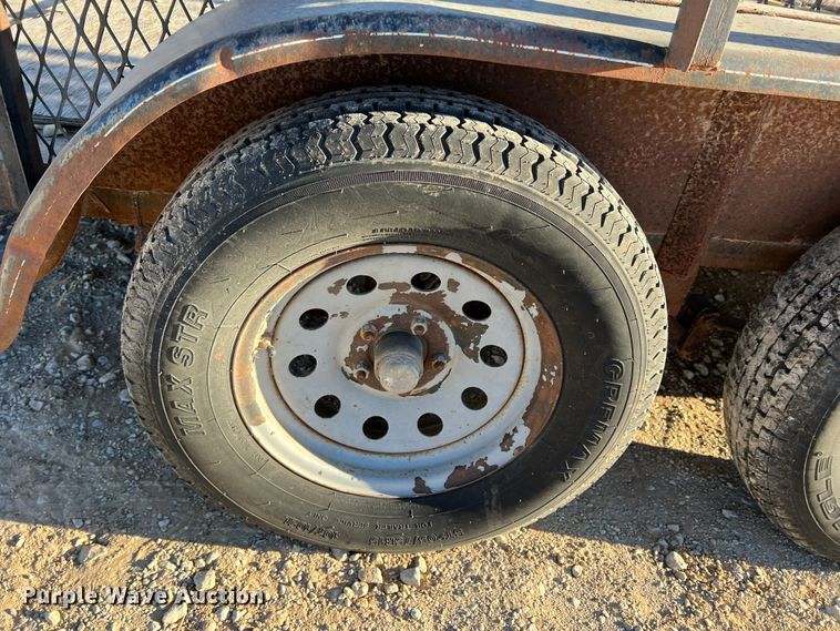 image for item DF0310 Shop built  refuse trailer