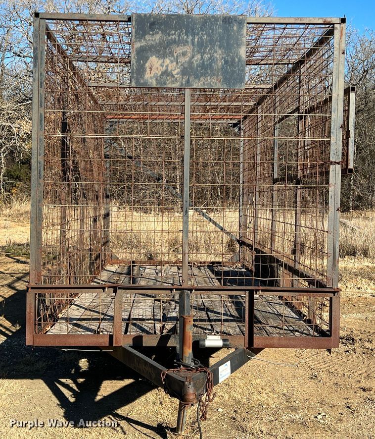 image for item DF0325 Shop built  refuse trailer