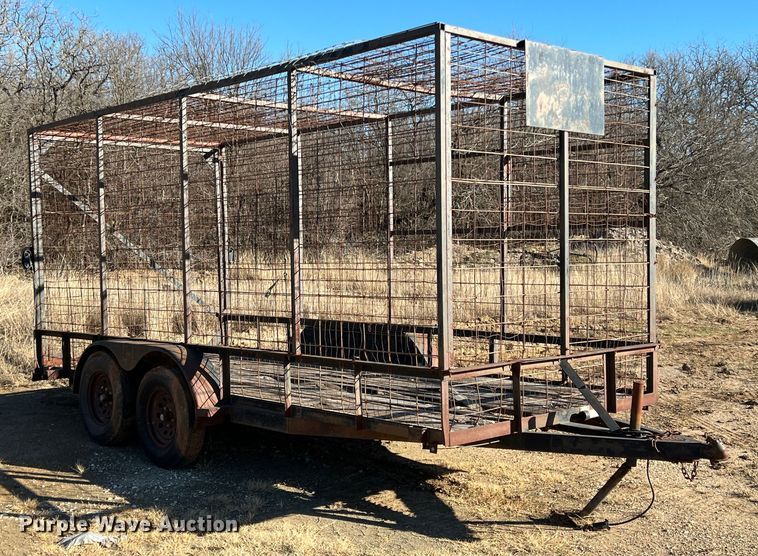 image for item DF0325 Shop built  refuse trailer