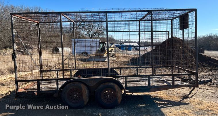 image for item DF0325 Shop built  refuse trailer