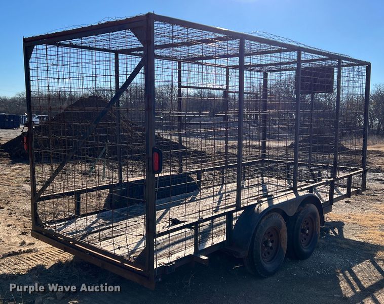 image for item DF0325 Shop built  refuse trailer