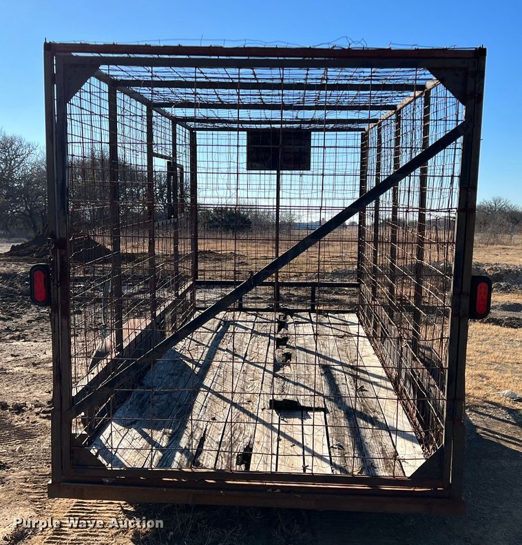 image for item DF0325 Shop built  refuse trailer