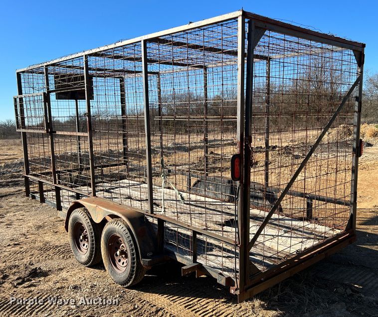 image for item DF0325 Shop built  refuse trailer