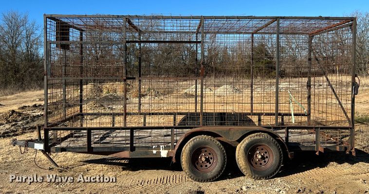 image for item DF0325 Shop built  refuse trailer