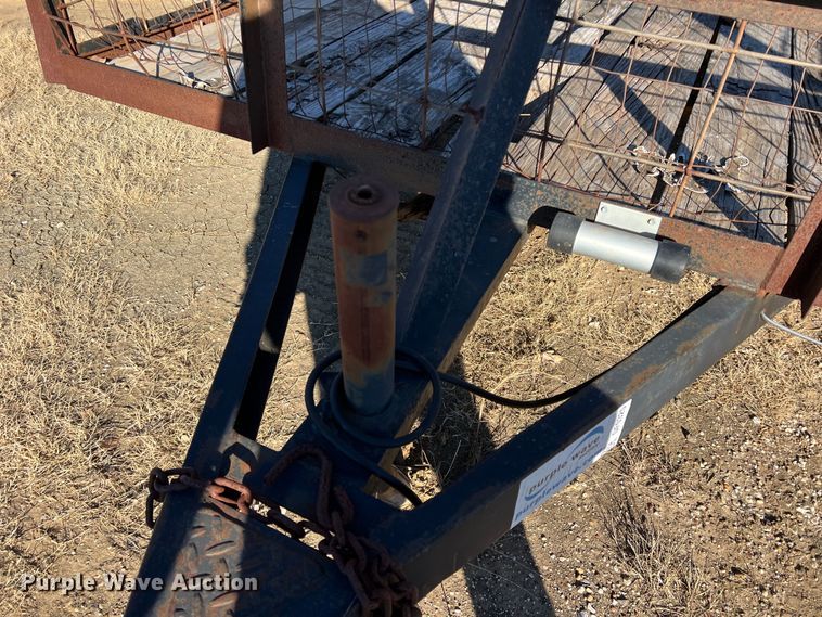 image for item DF0325 Shop built  refuse trailer