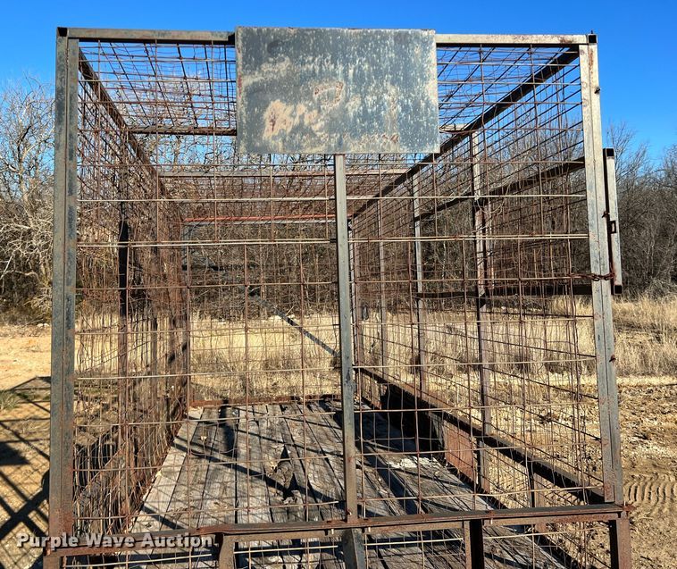 image for item DF0325 Shop built  refuse trailer