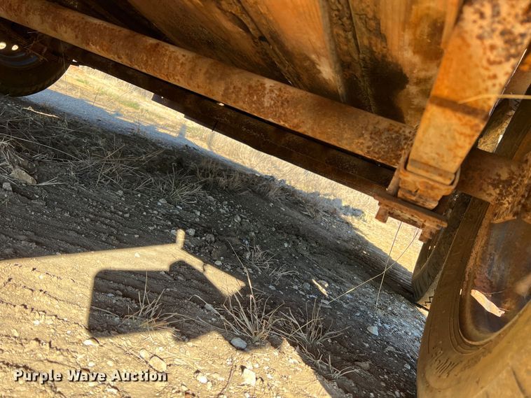 image for item DF0325 Shop built  refuse trailer