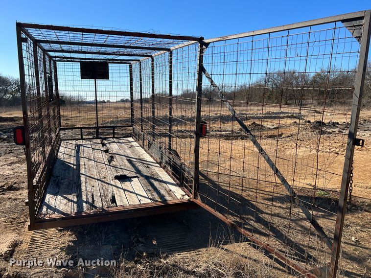 image for item DF0325 Shop built  refuse trailer