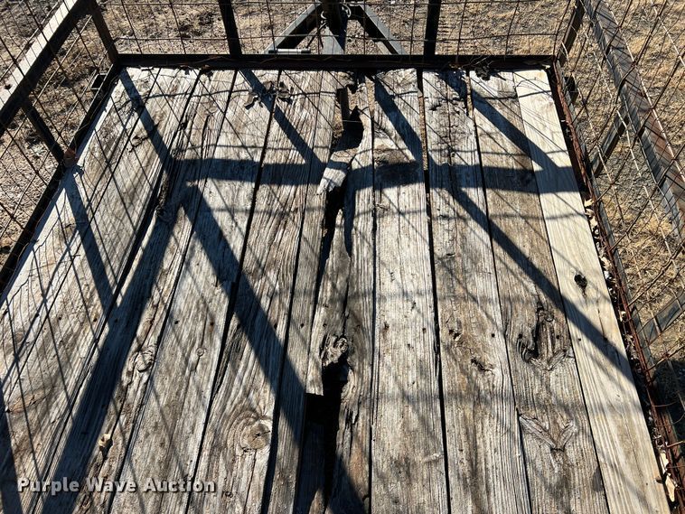 image for item DF0325 Shop built  refuse trailer