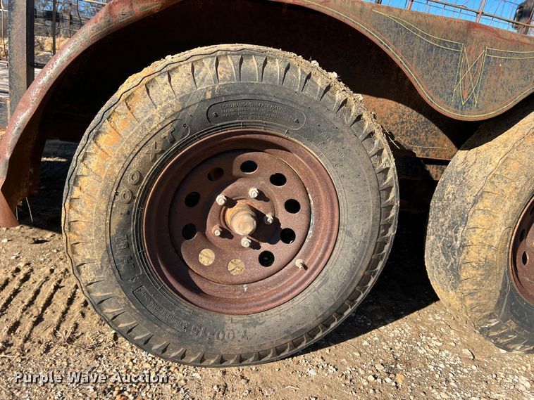 image for item DF0325 Shop built  refuse trailer