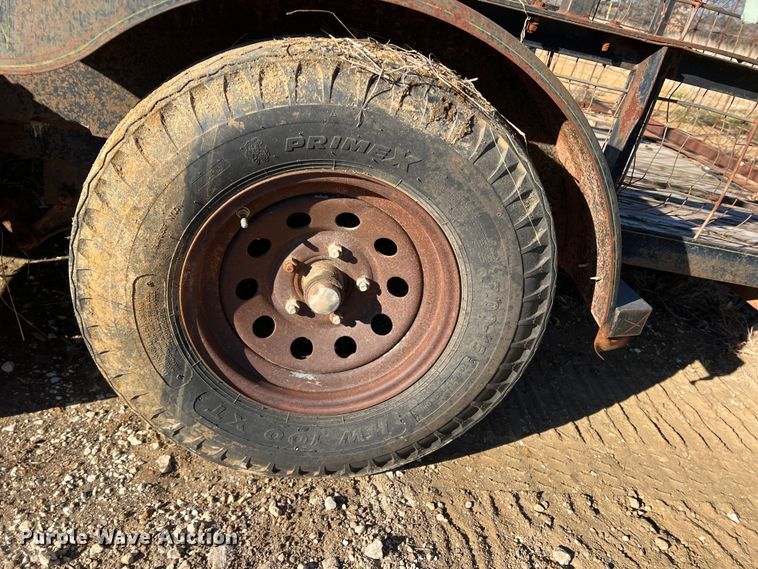 image for item DF0325 Shop built  refuse trailer