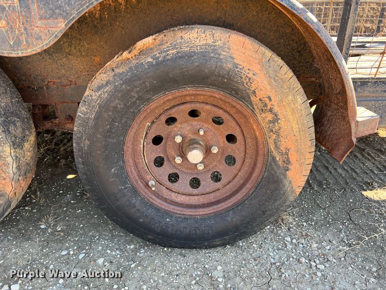 image for item DF0325 Shop built  refuse trailer