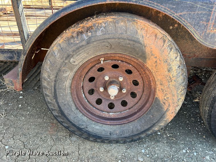 image for item DF0325 Shop built  refuse trailer