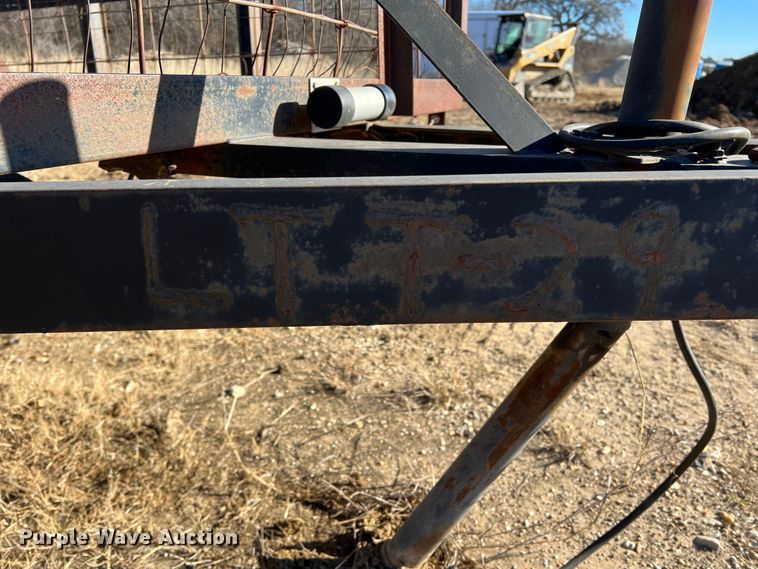 image for item DF0325 Shop built  refuse trailer