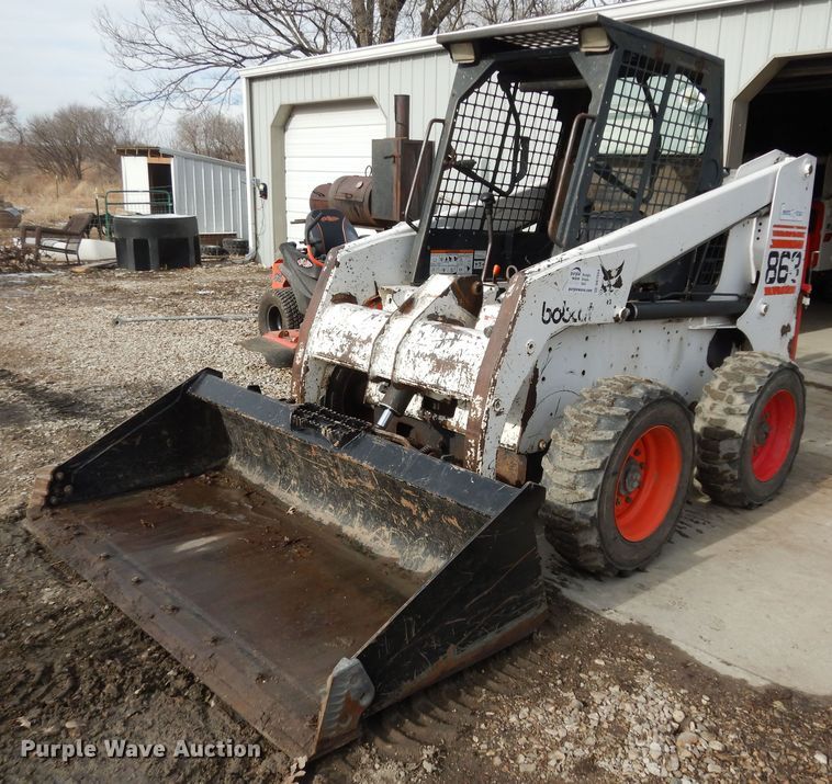 image for item DK7554 1998 Bobcat 863  skid steer loader