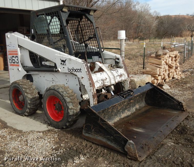 image for item DK7554 1998 Bobcat 863  skid steer loader