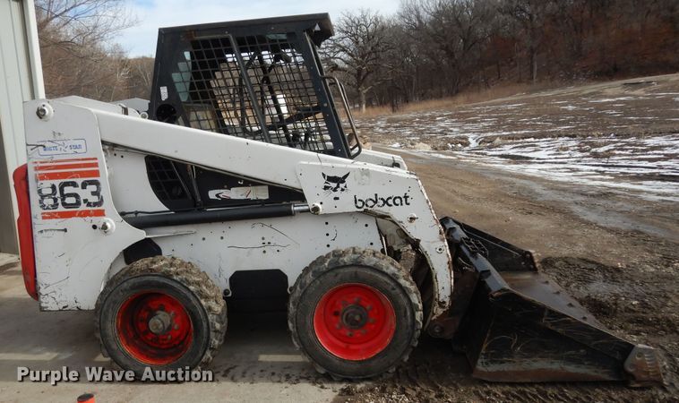 image for item DK7554 1998 Bobcat 863  skid steer loader