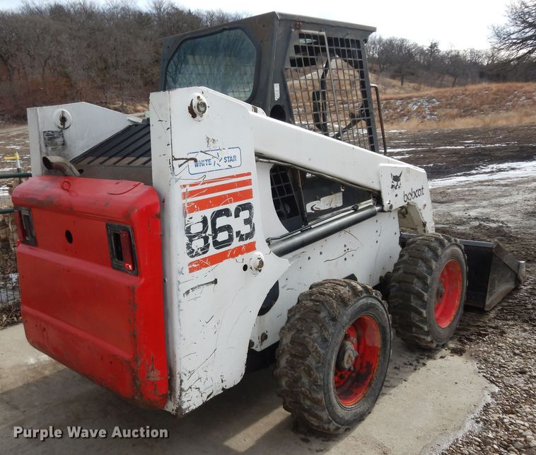 image for item DK7554 1998 Bobcat 863  skid steer loader