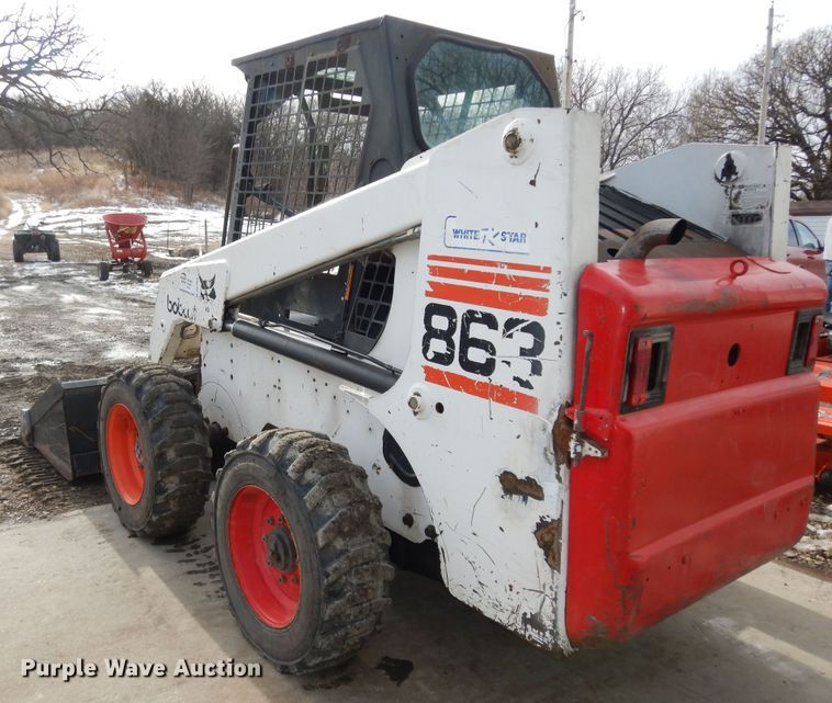 image for item DK7554 1998 Bobcat 863  skid steer loader